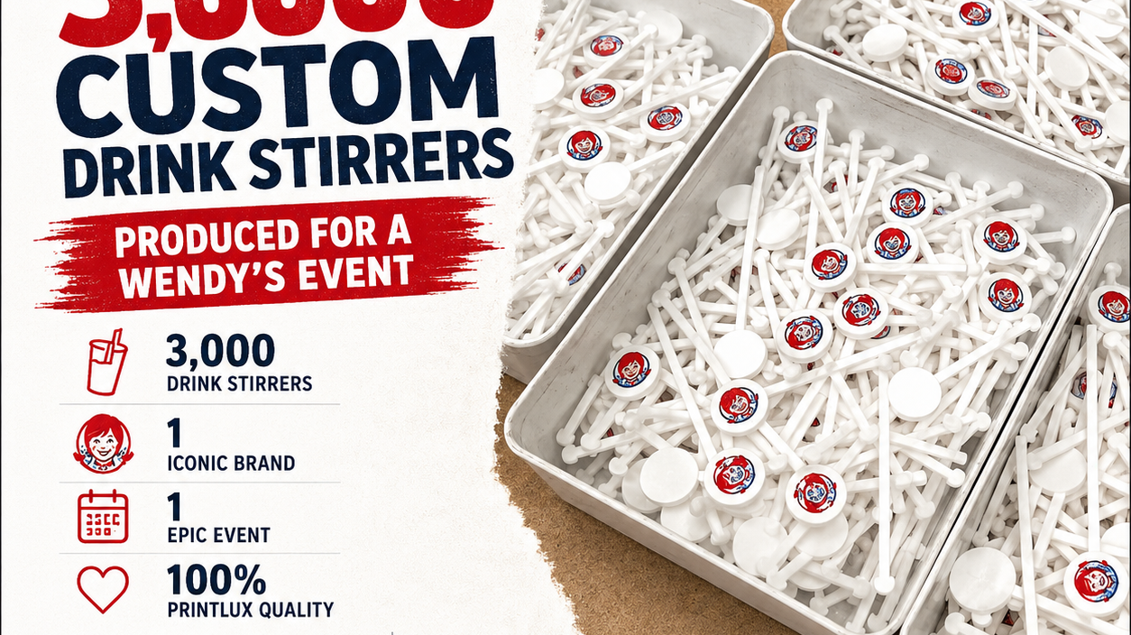 Case Study: 3,000 Custom Branded Drink Stirrers Delivered in Less Than One Week