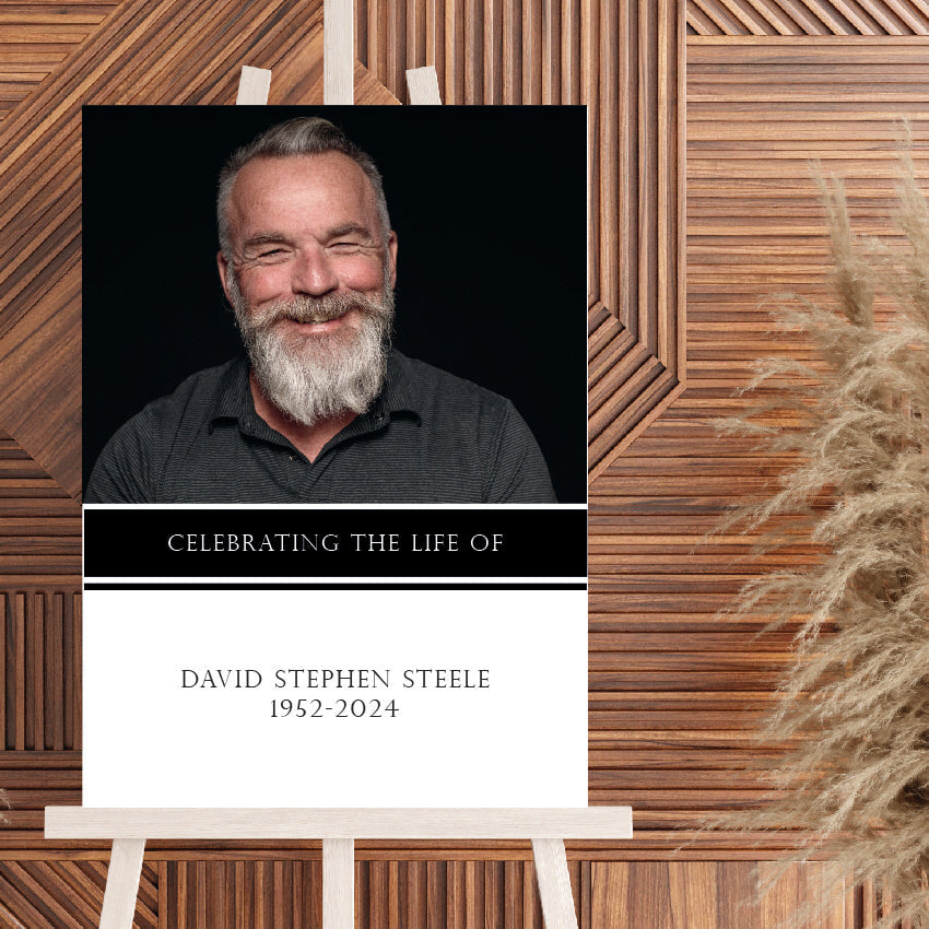 Personalised Photo Memorial Sign