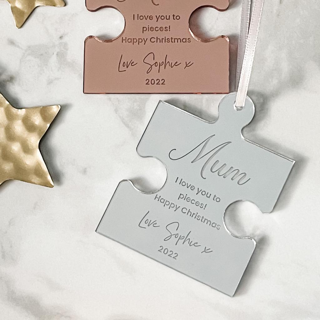 Mum Engraved Christmas Tree Decoration
