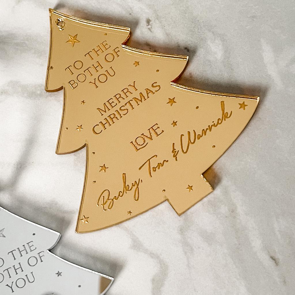 Couples Christmas Tree Decoration