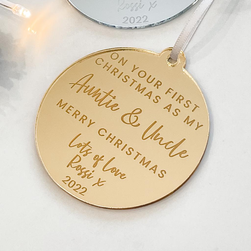 First Christmas As My Auntie & Uncle