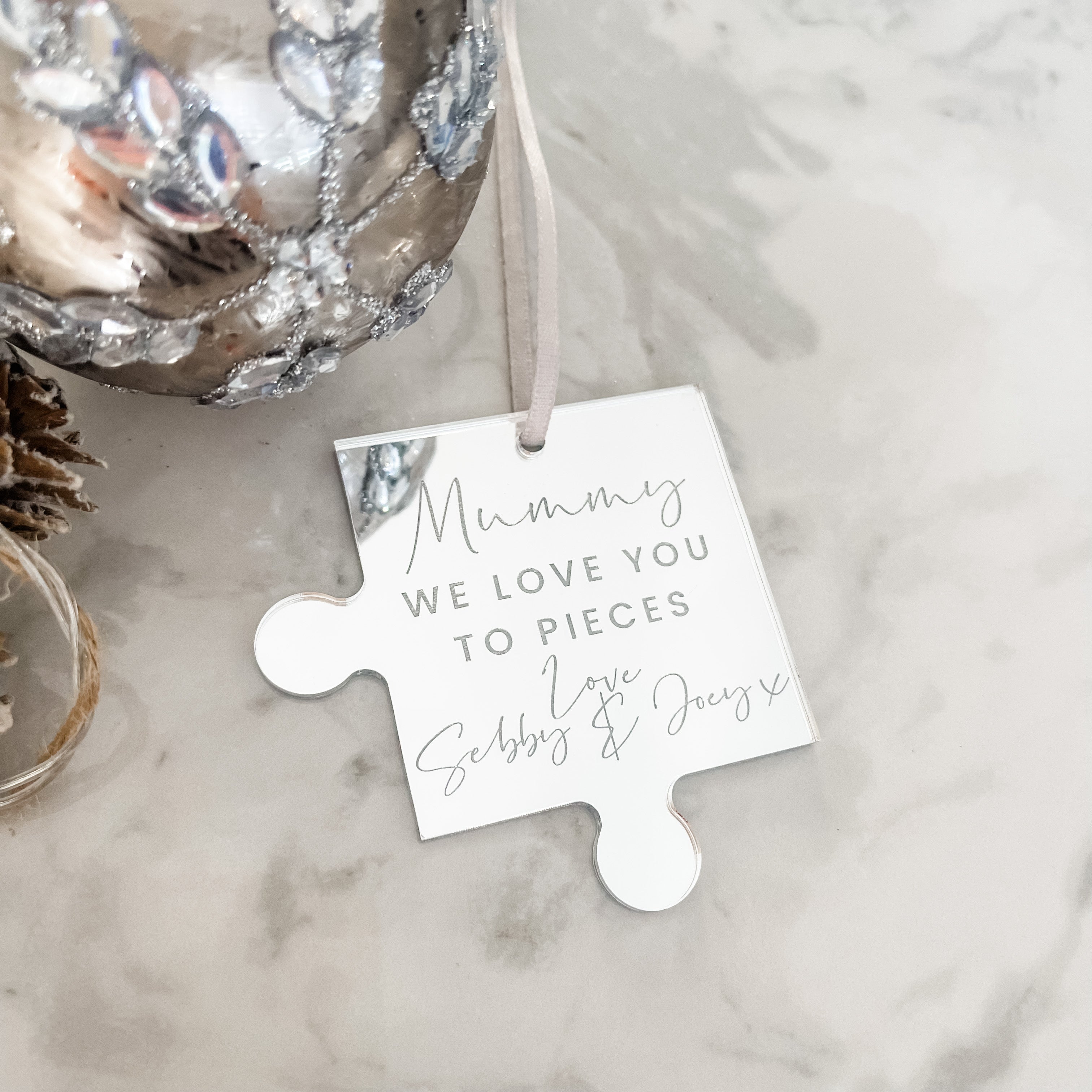 Mummy Personalised Christmas Bauble