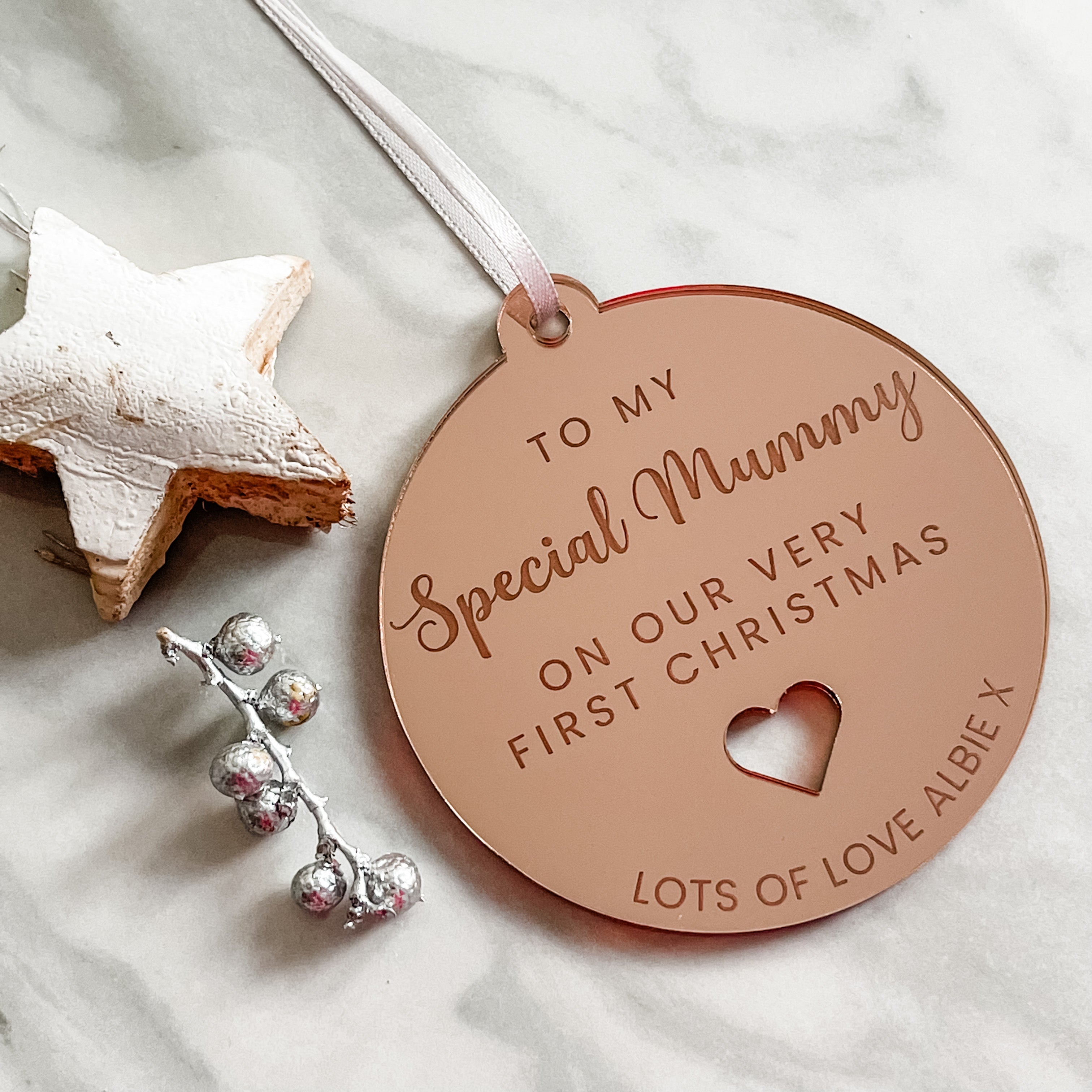 First Christmas As My Mummy Christmas Tree Decoration