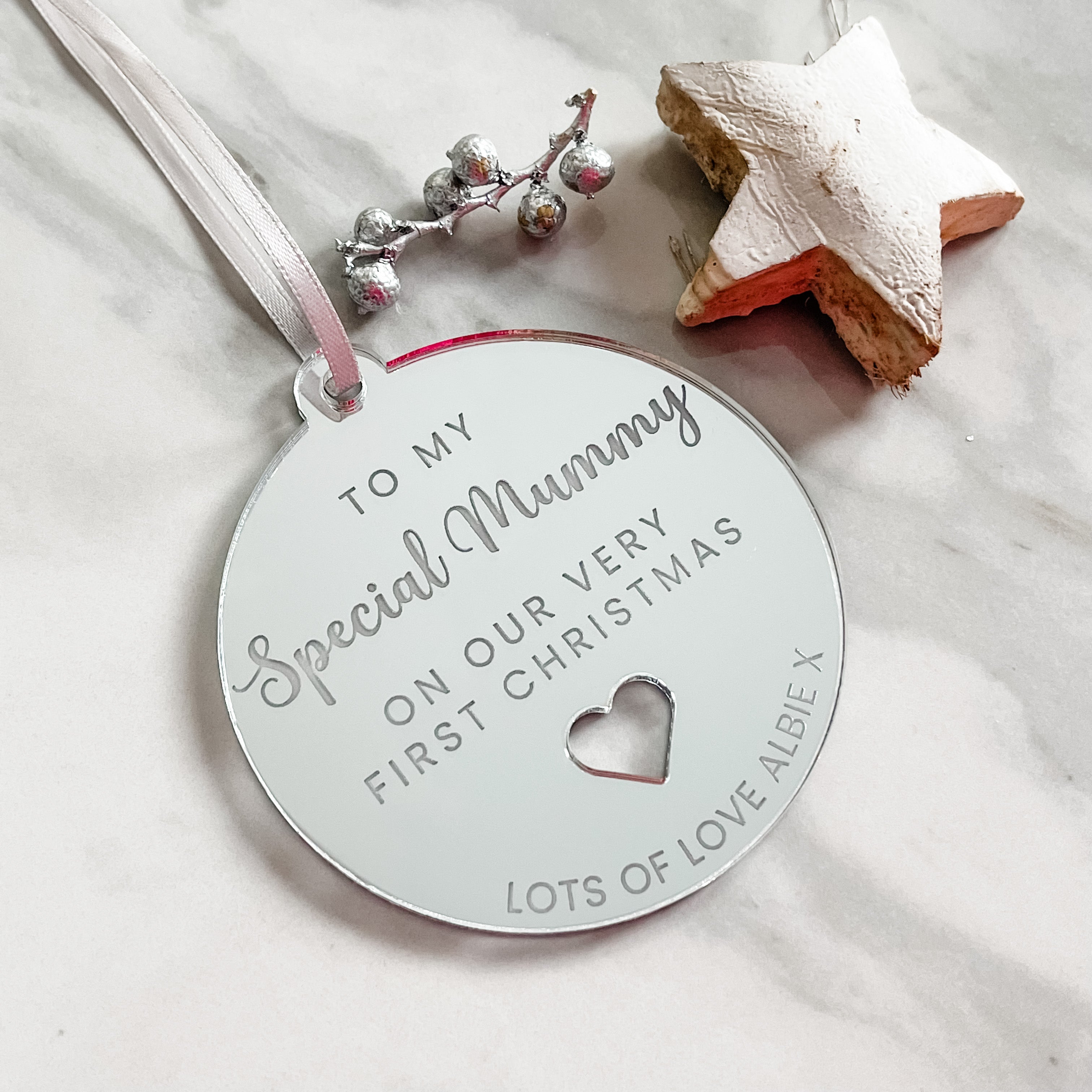 New Mummy Christmas Bauble