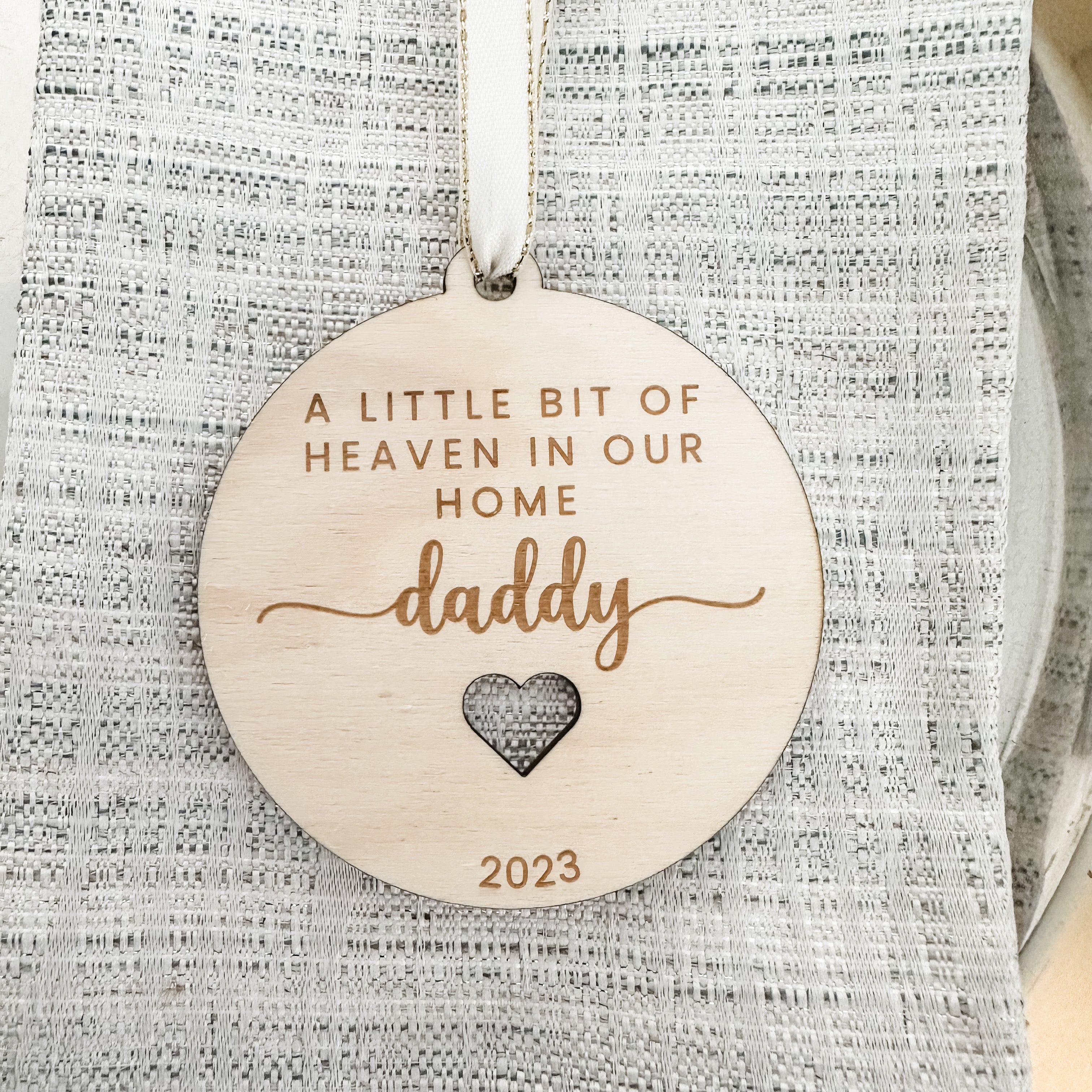 Engraved Remembrance Christmas Bauble