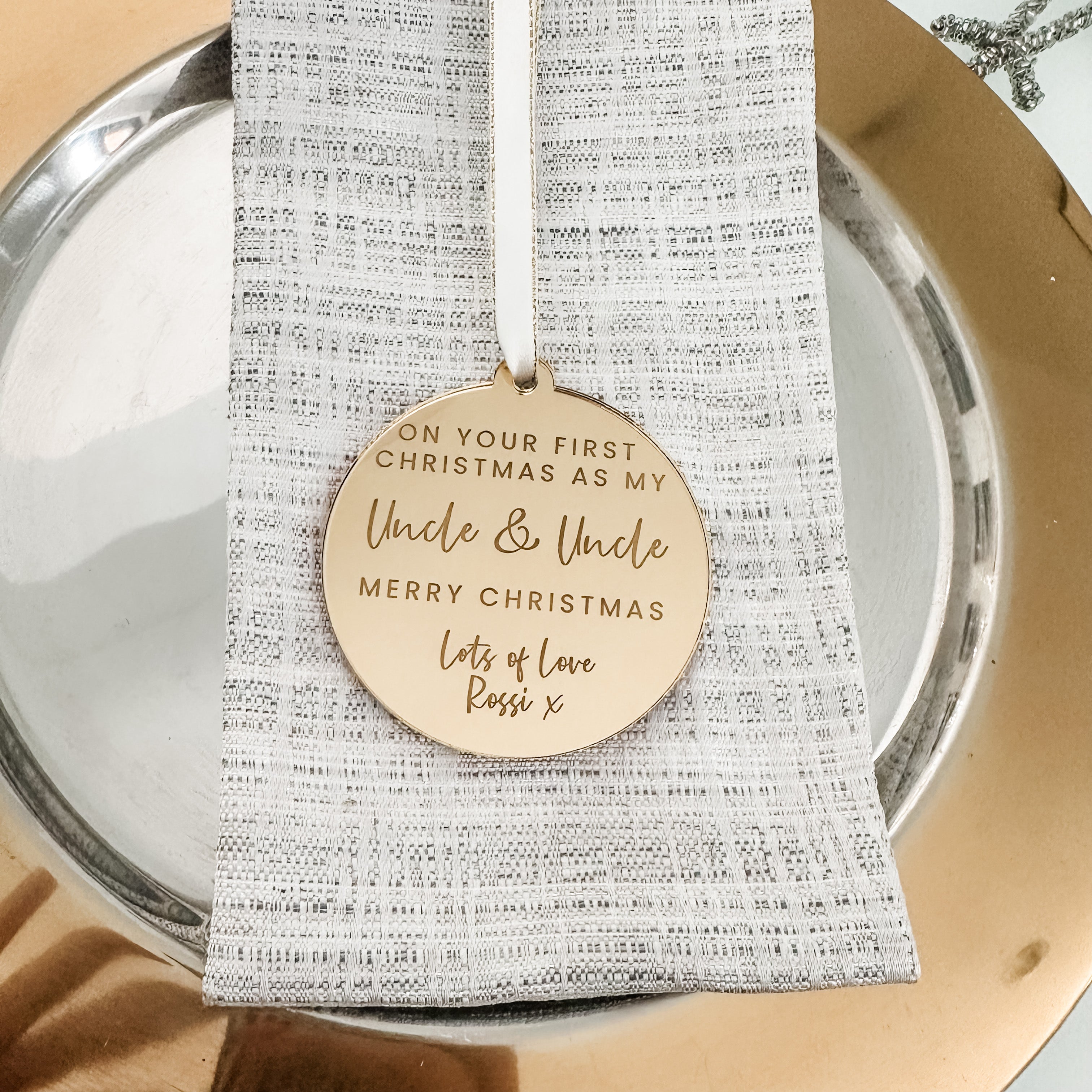 1st Christmas as My Uncle & Uncle Bauble