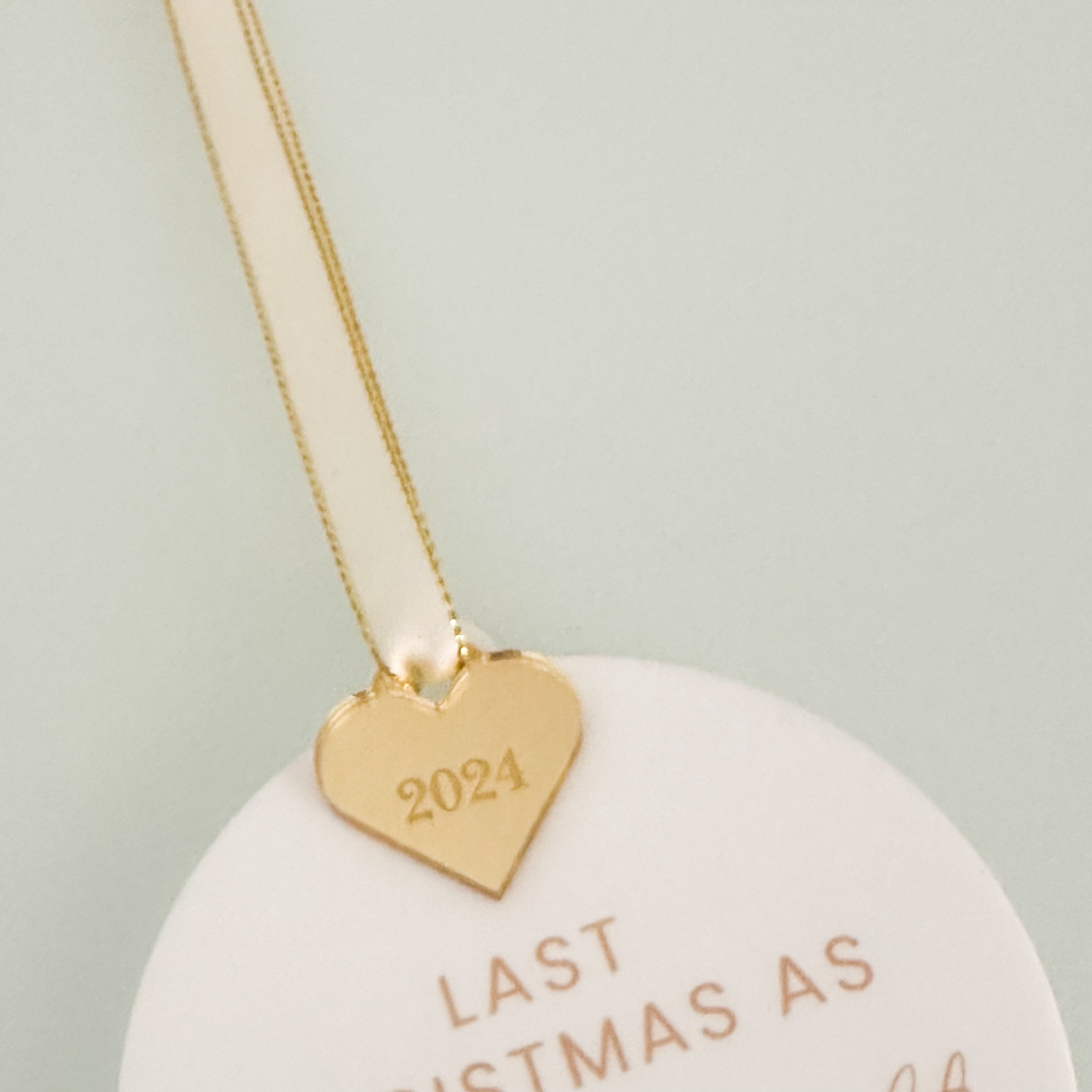 Last Christmas As A Miss Christmas Bauble