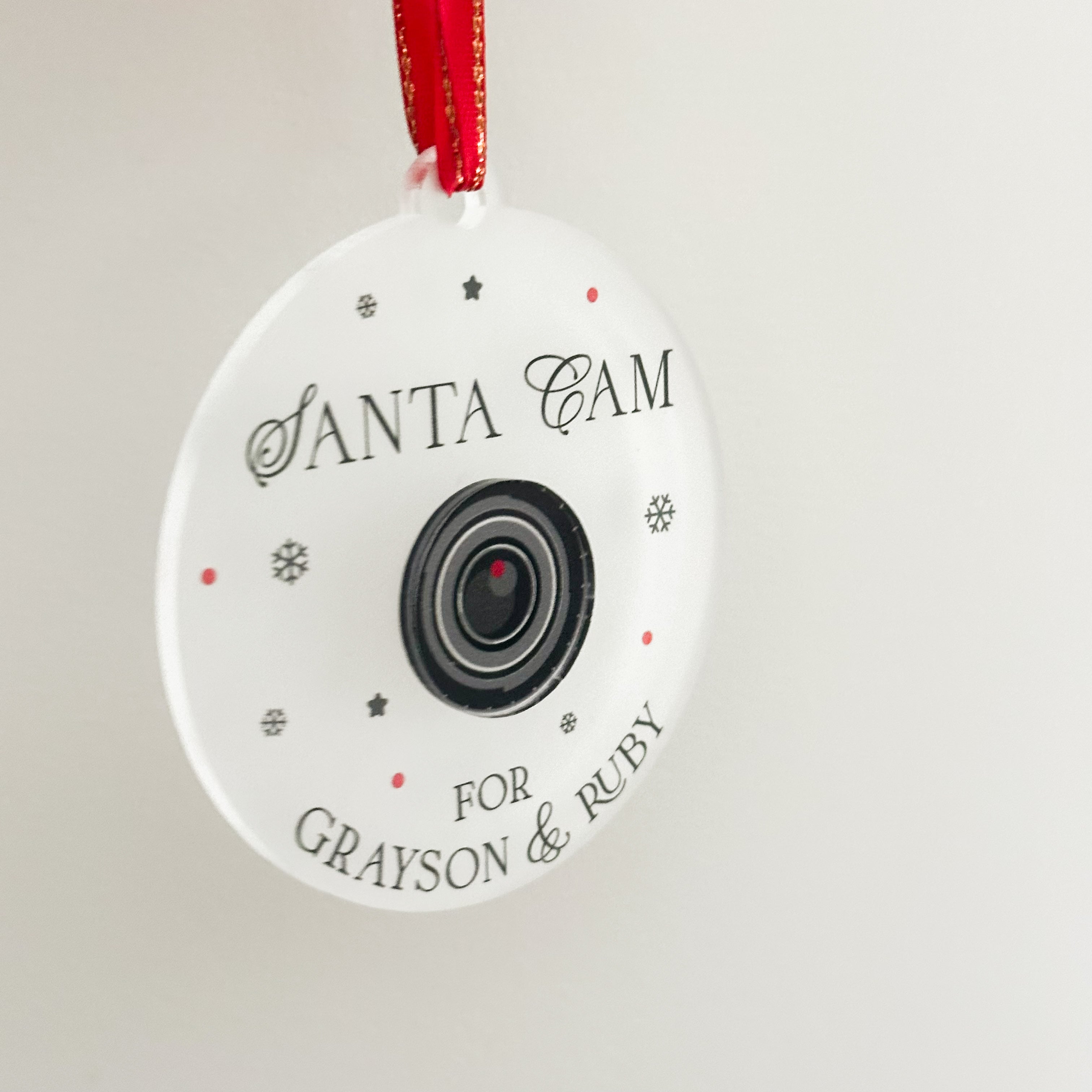 North Pole Surveillance Ornament, Children's Bauble