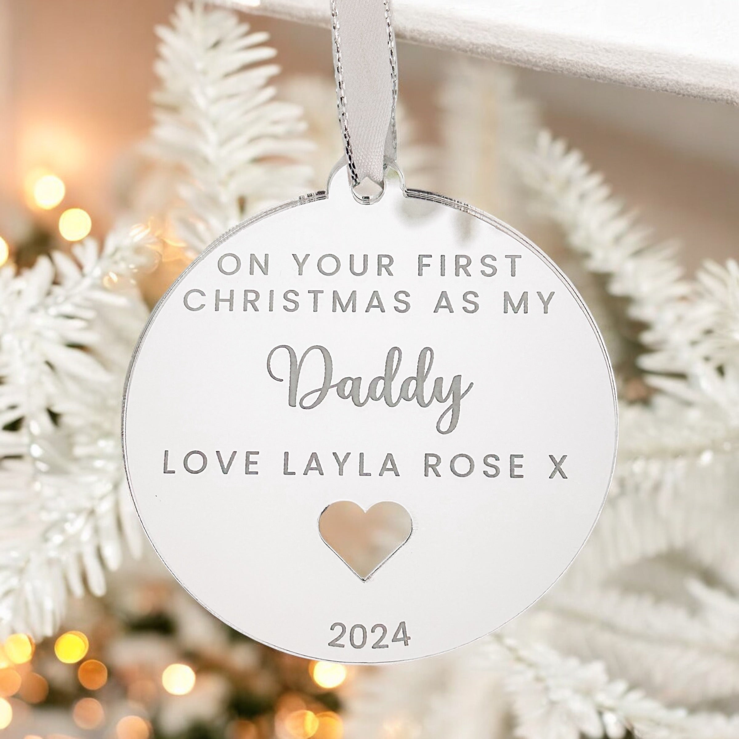 New Daddy Personalised Christmas Gift