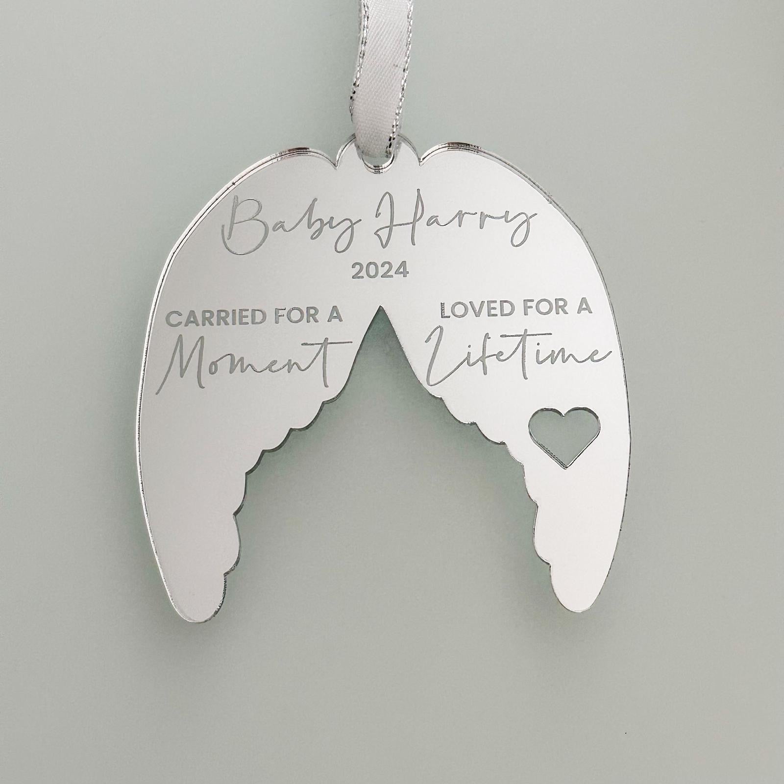 Pregnancy Loss Christmas Bauble Keepsake