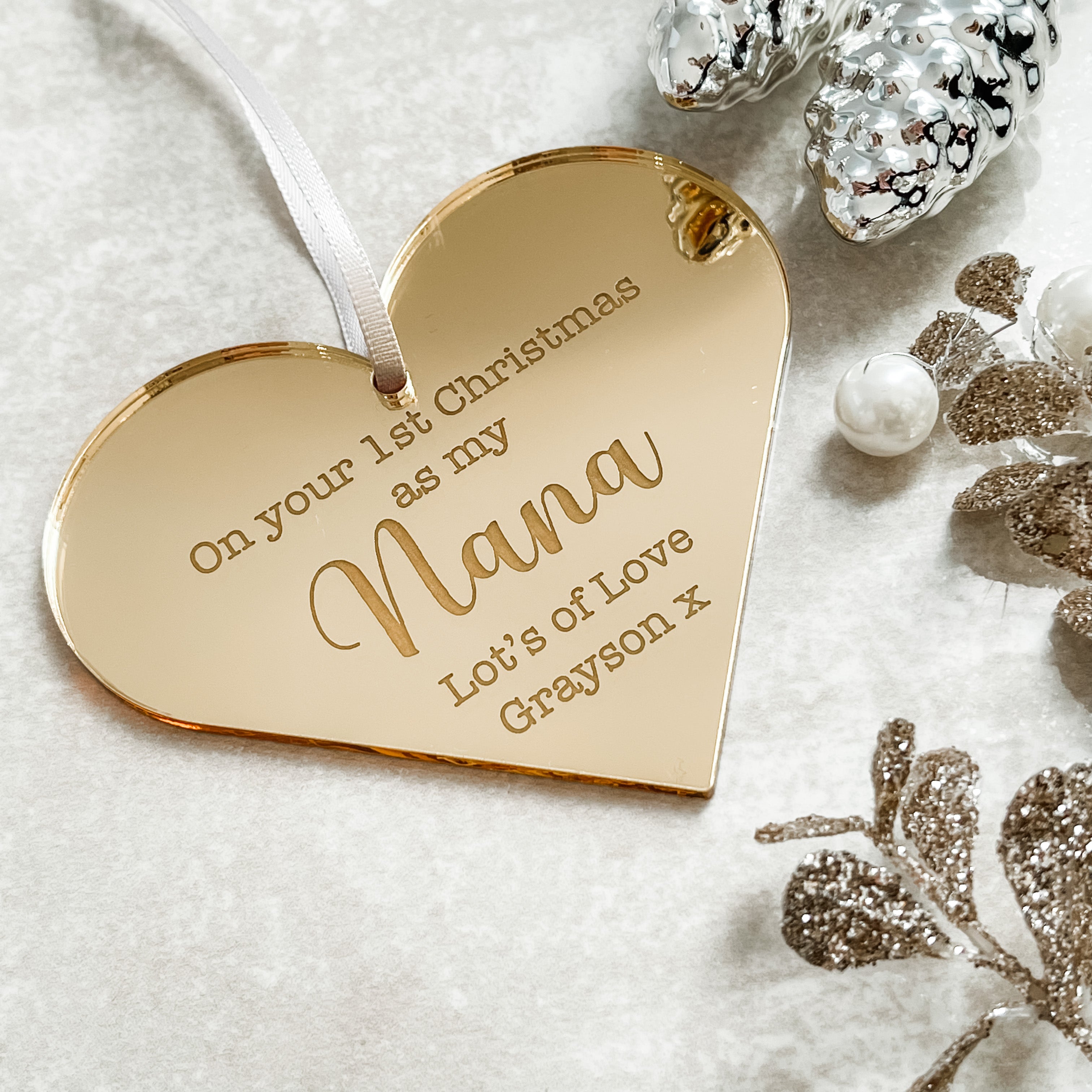 First Christmas As My Nanny Bauble