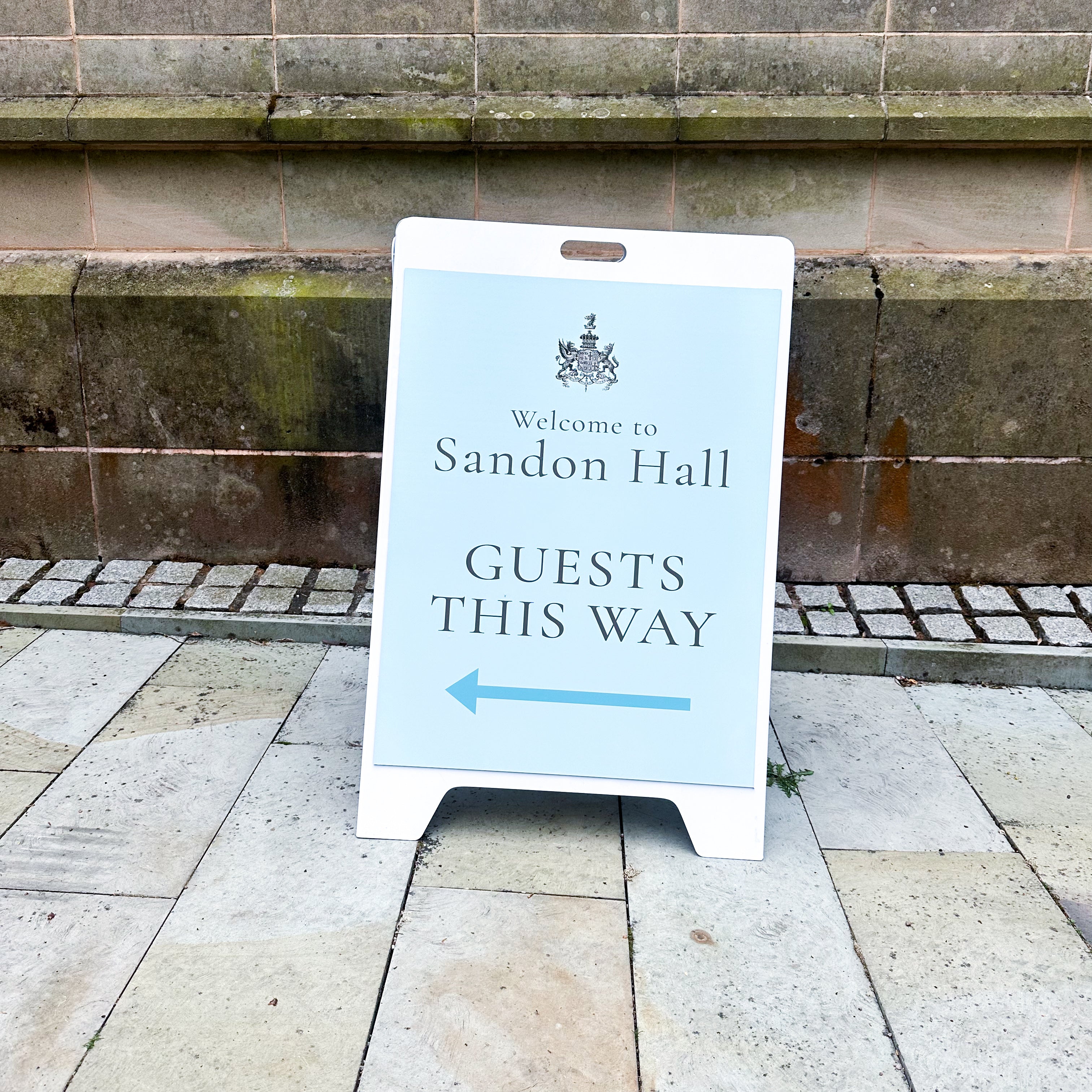 Business Pavement Sign – Custom Branding A Board for Outdoor Display