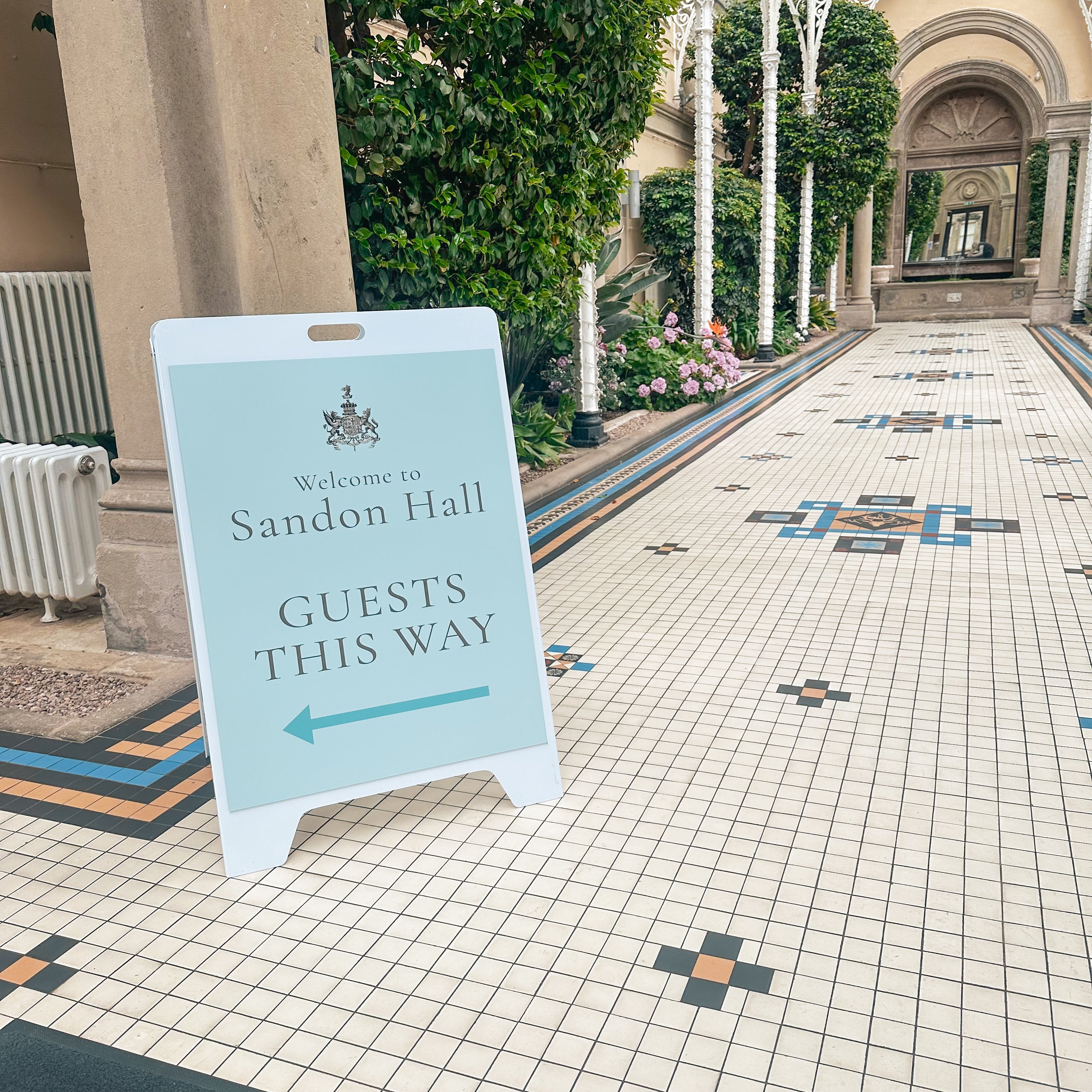 Custom Business A Board – Personalised Pavement Sign with Logo