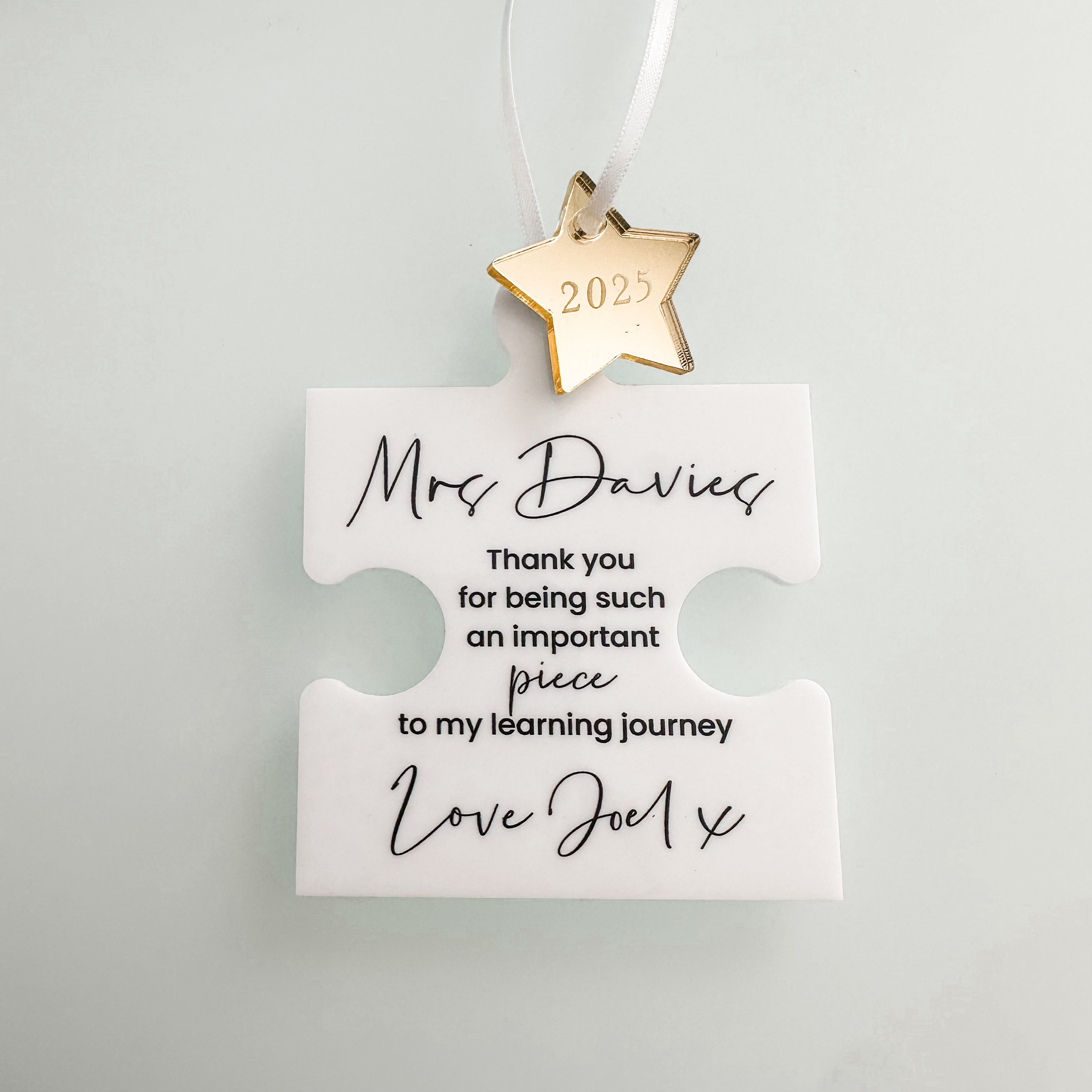 Luxury Personalised Teacher Thank You Gift