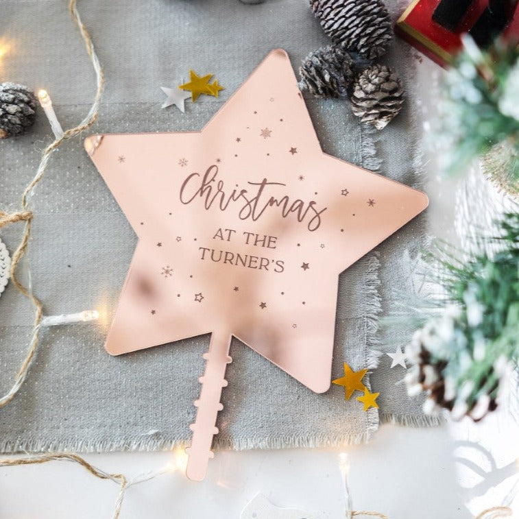 Rose Gold Tree Topper