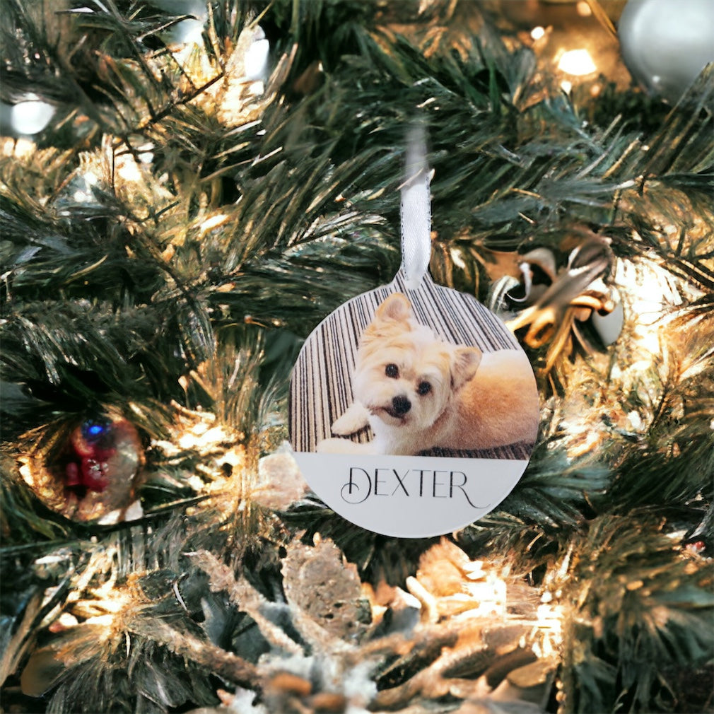Dog Photo Christmas Bauble