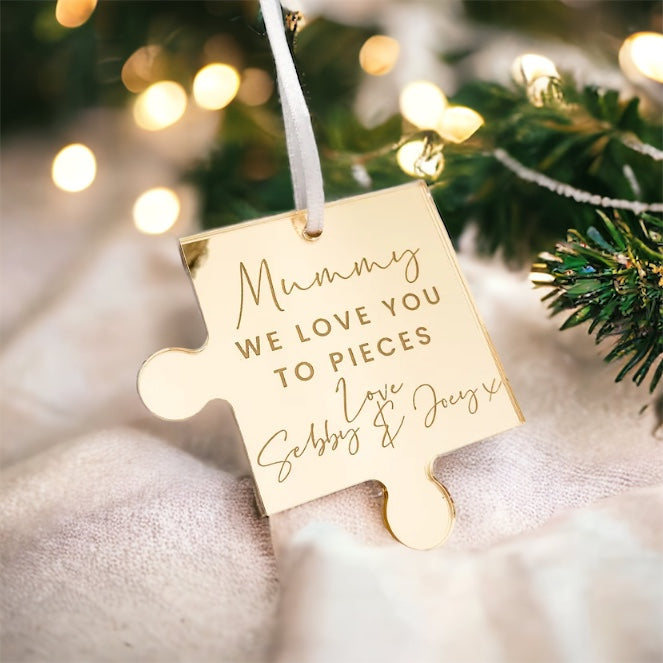 Personalised Mummy Christmas Tree Decoration