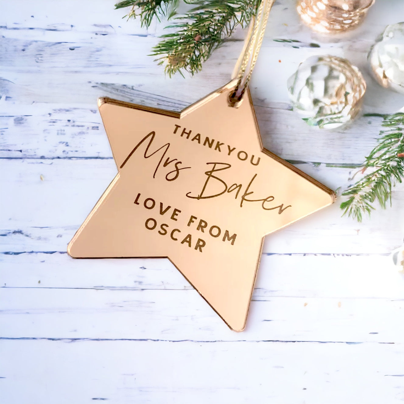 Thank You Teacher Hanging Tag