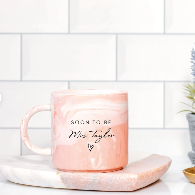 Personalised Bride To Be Mug
