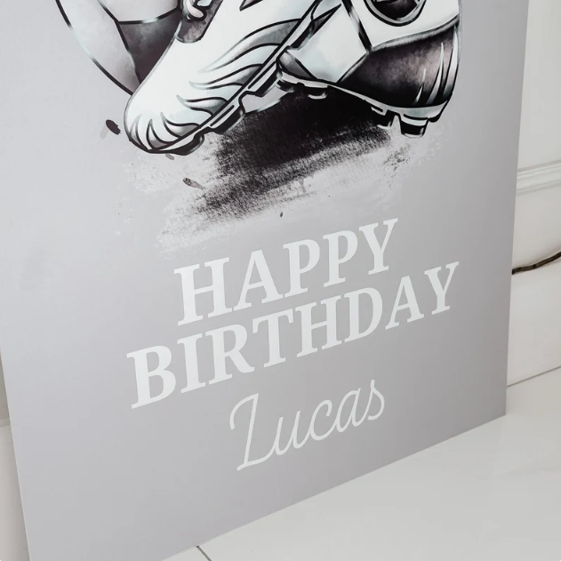 Personalised Boy's Football Party