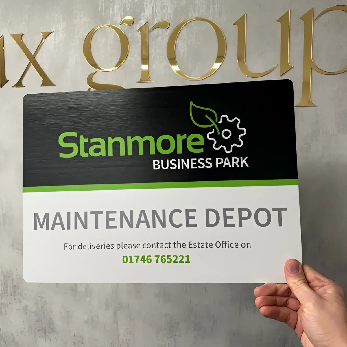 Aluminium dibond signs – durable outdoor metal business | uv printed & weatherproof