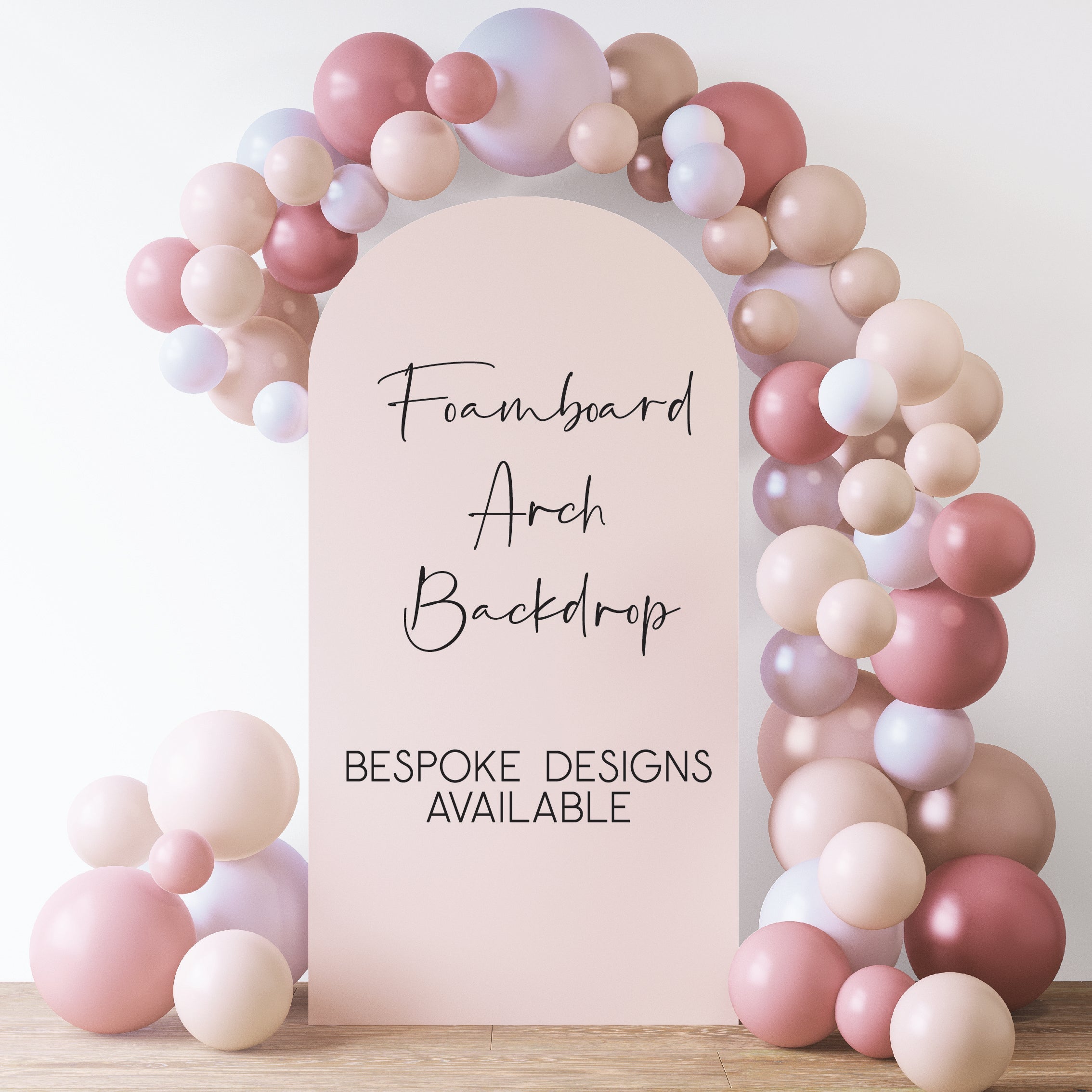 Personalised Party Decorations, Balloons Installation Backdrop