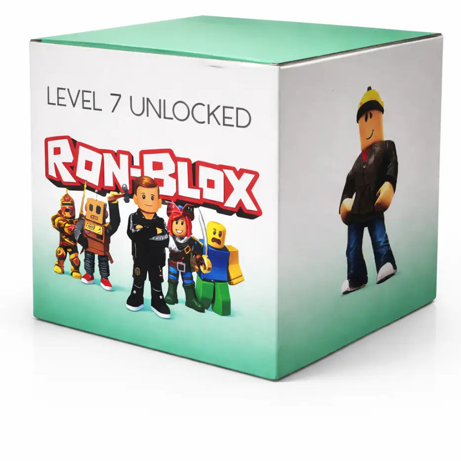 Cardboard display cube: vibrant print portable - indoor - party decor