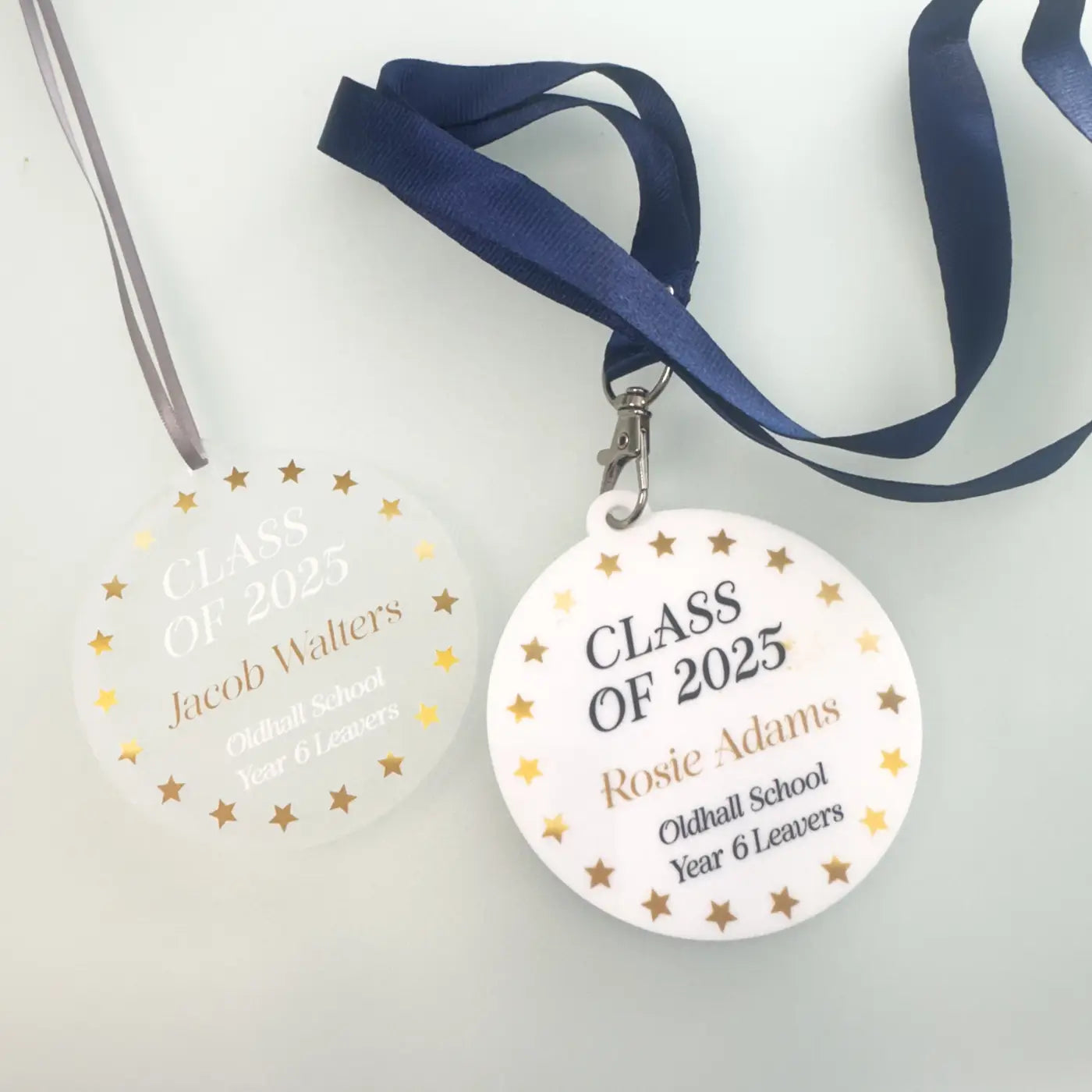 Class of 2025 medal – luxury graduation keepsake | personalised school leavers gift