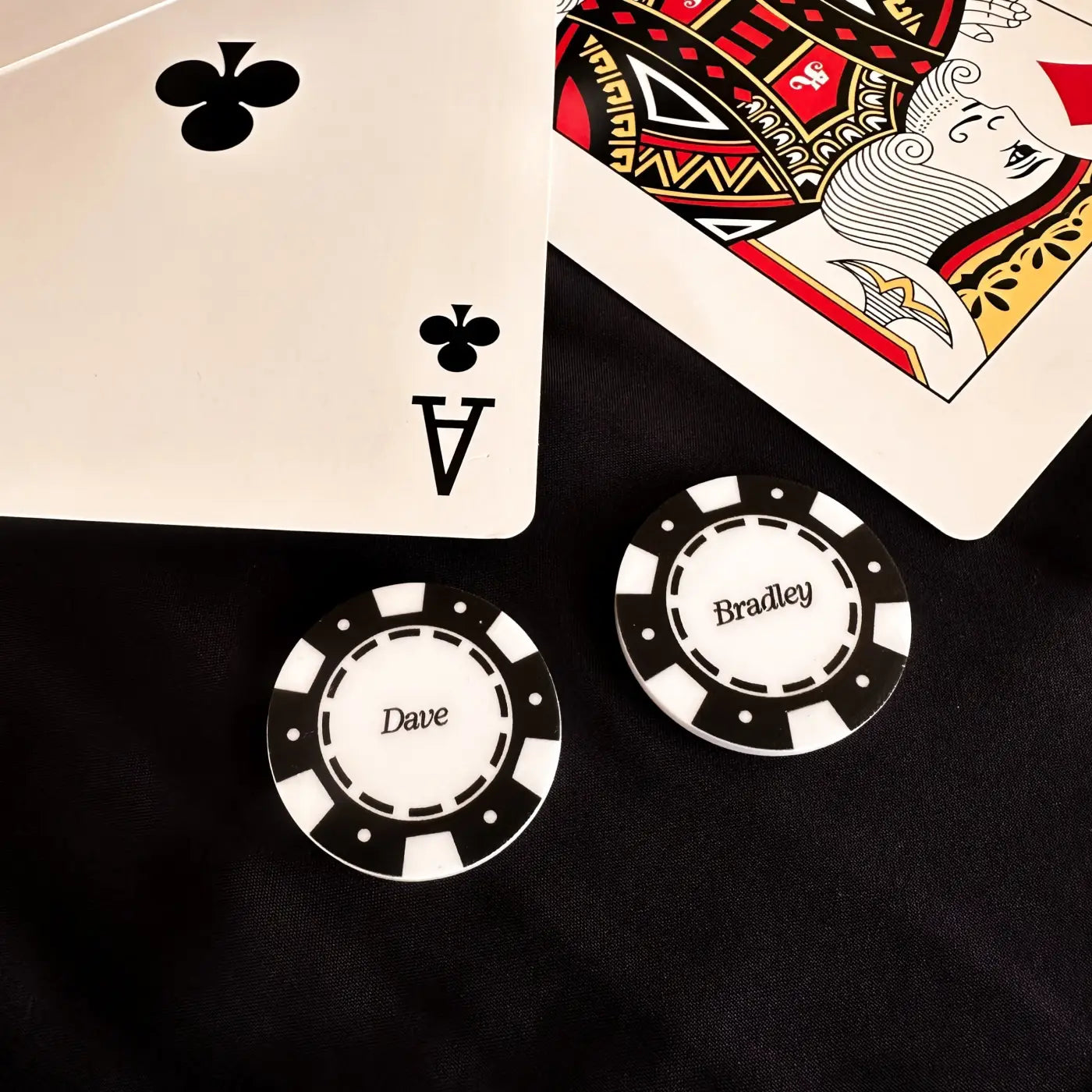 Custom acrylic casino chips – vegas style luxury tokens | personalised event branding