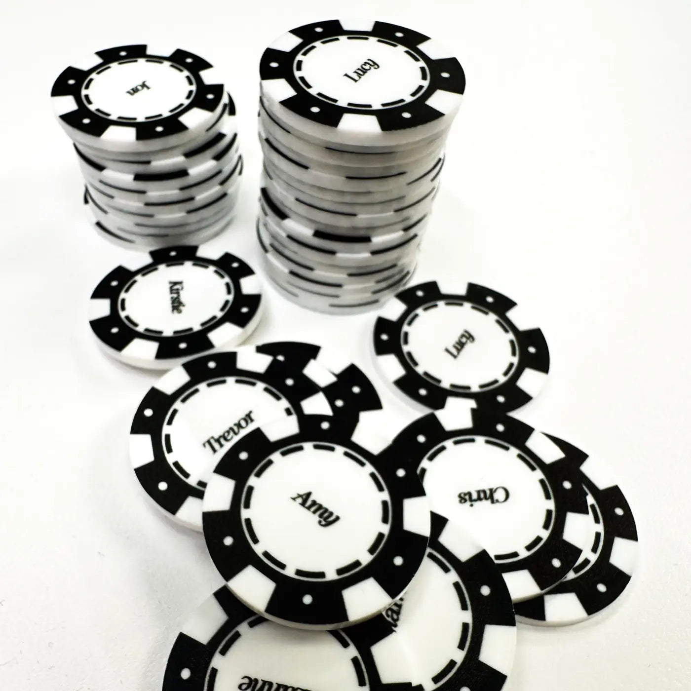 Custom acrylic casino chips – vegas style luxury tokens | personalised event branding