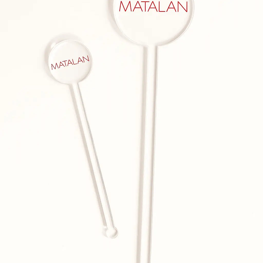 Custom acrylic stirrer – luxury business drink stirrers | personalised logo design