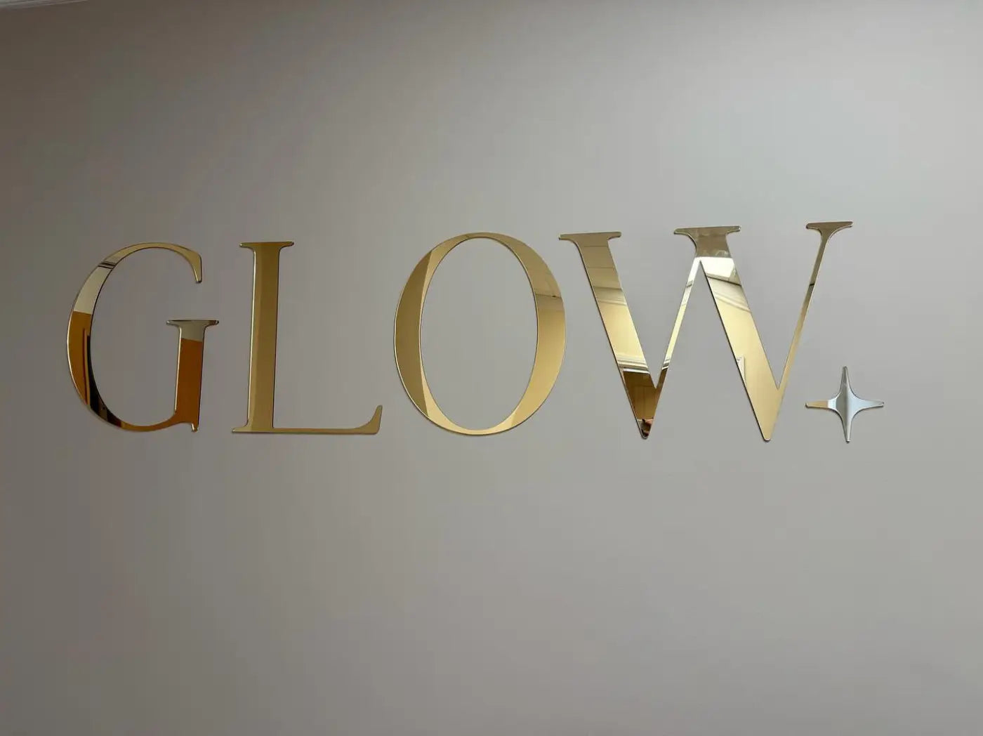 Custom cut letters | luxury shop sign - personalised business acrylic wall logo