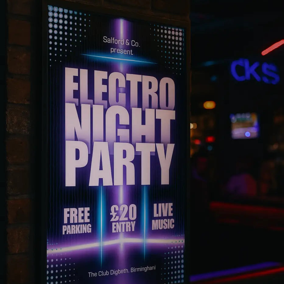 Custom poster printing – luxury print on 200gsm smooth white paper a1 & a2 sizes
