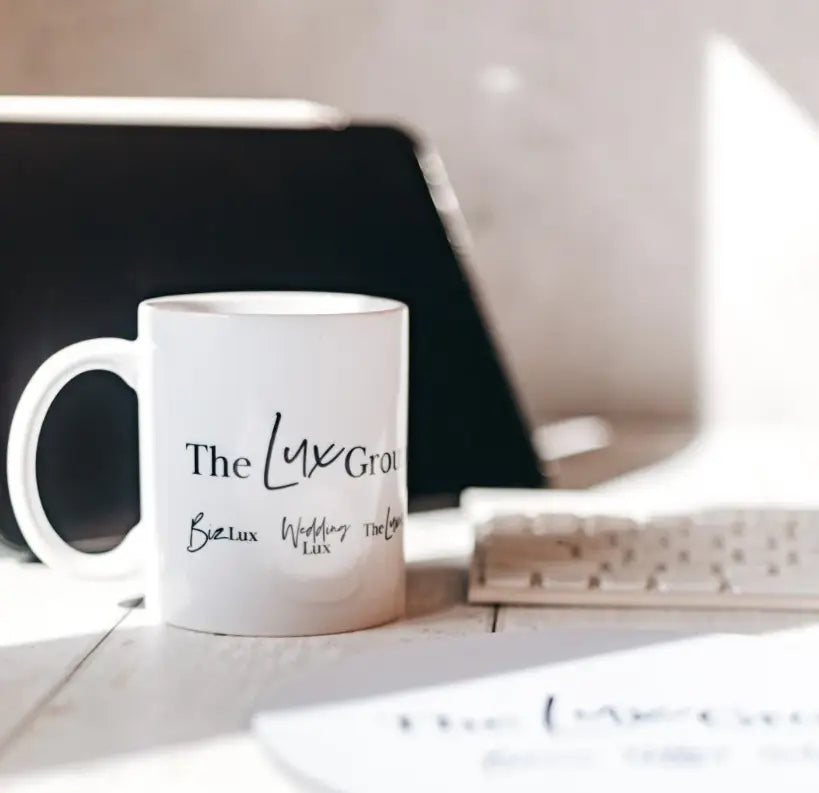 Custom printed business mug – premium ceramic cup | luxury office 11oz