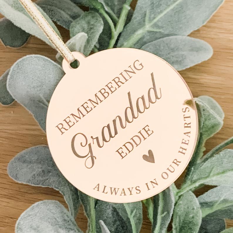 Remembrance Keepsake Engraved Hanging Tags