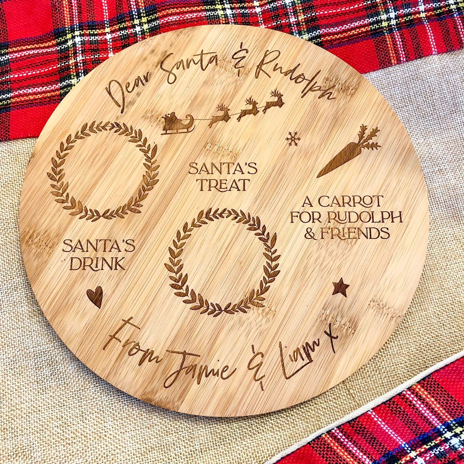 Christmas Eve Santa Treats Plate
