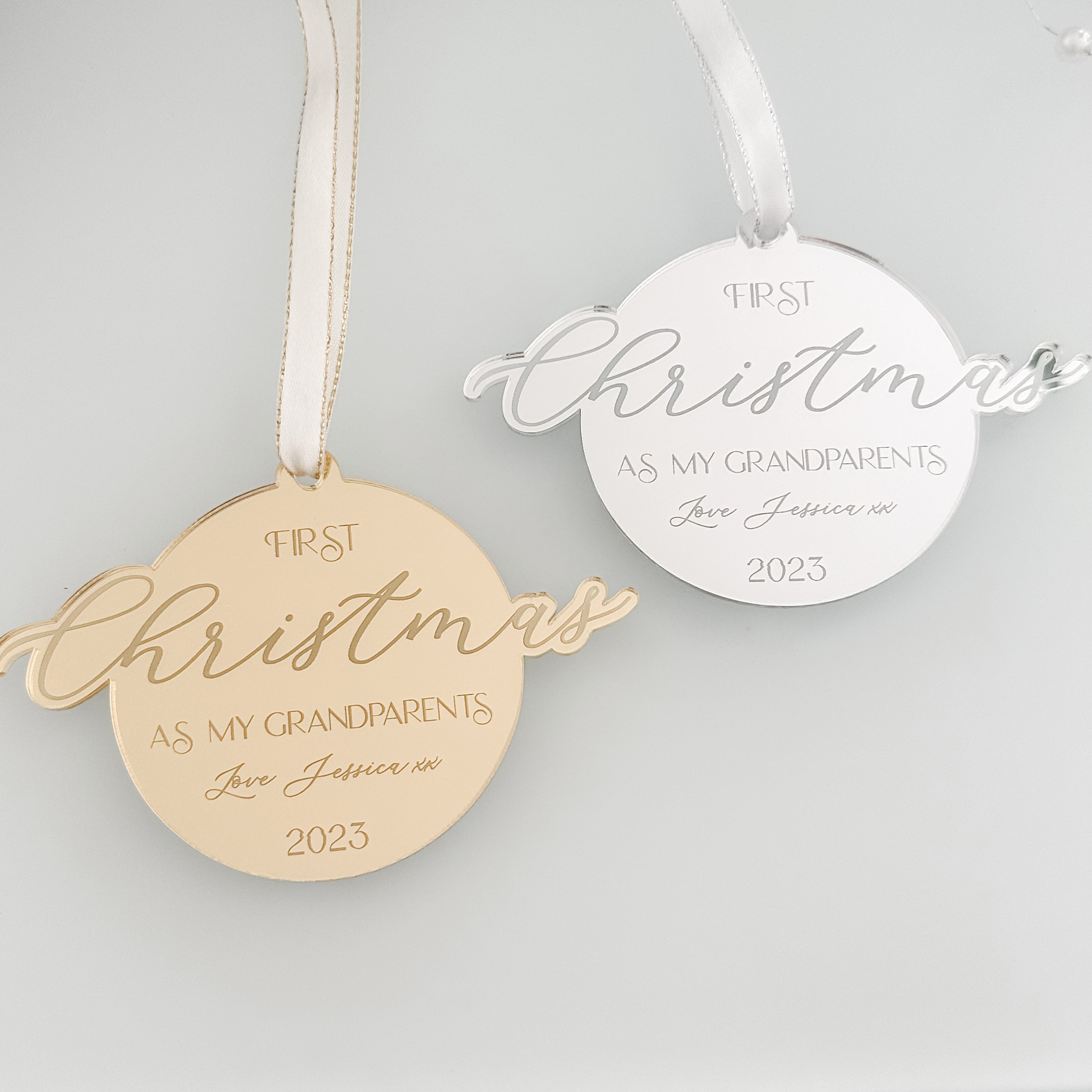 Grandparents 1st Christmas Bauble