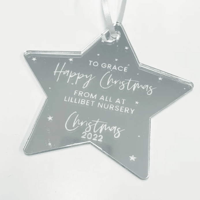 Personalised Christmas Baubles for Christmas decorations