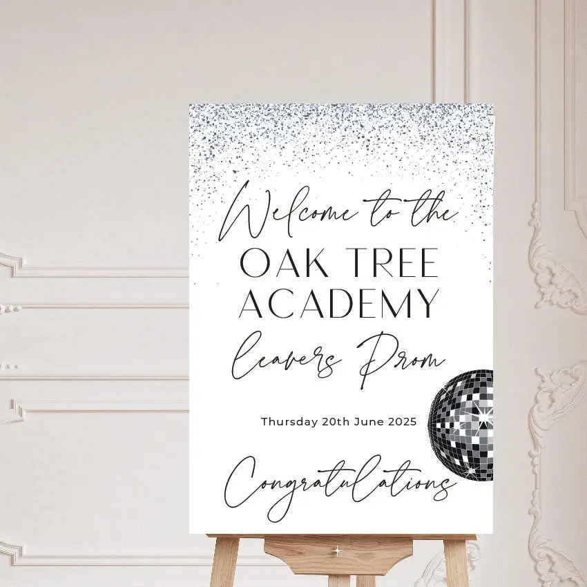 Personalised event sign | luxury welcome - premium party signage board