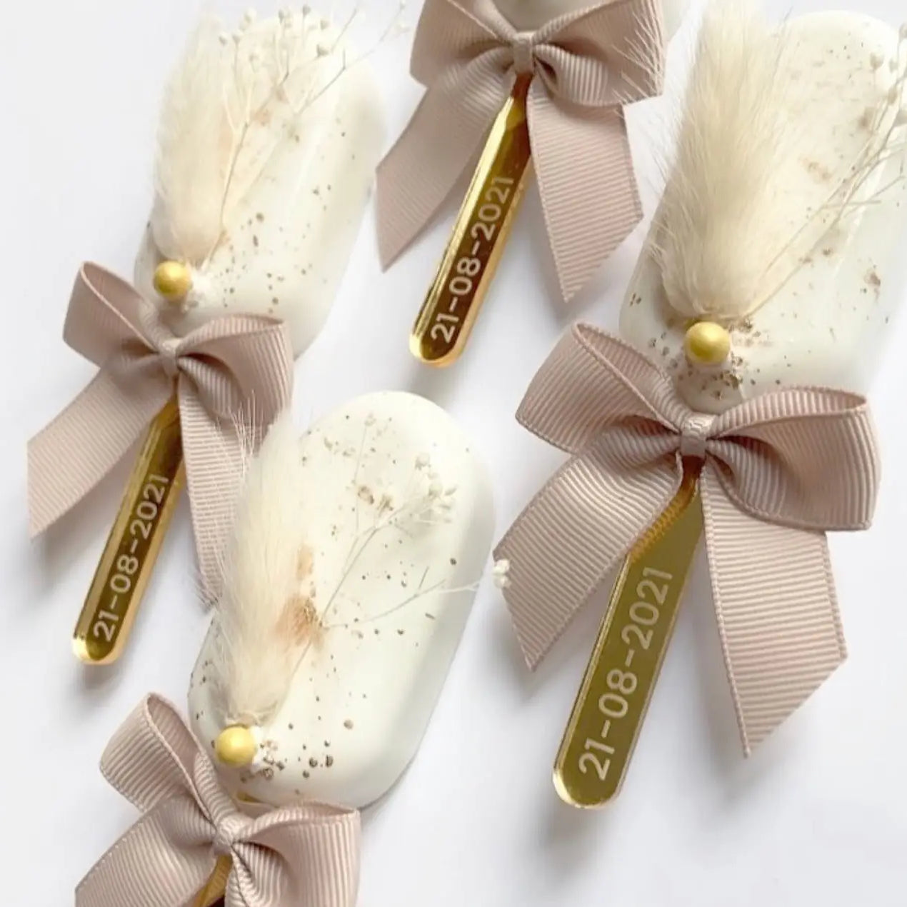 Personalised lolly sticks – custom engraved | luxury party favors uk
