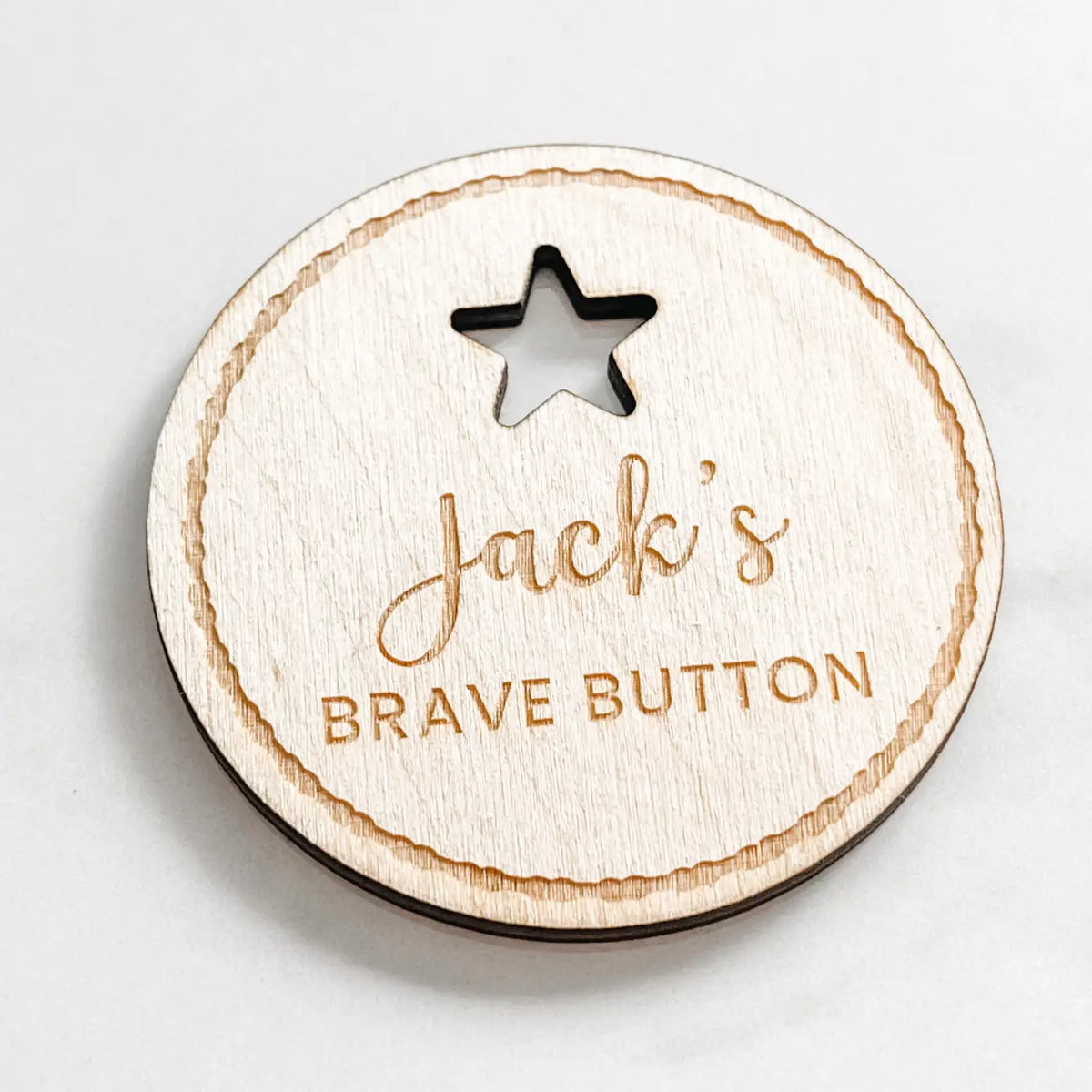 Personalised mirror tag – custom acrylic | luxury keepsake gift engraved