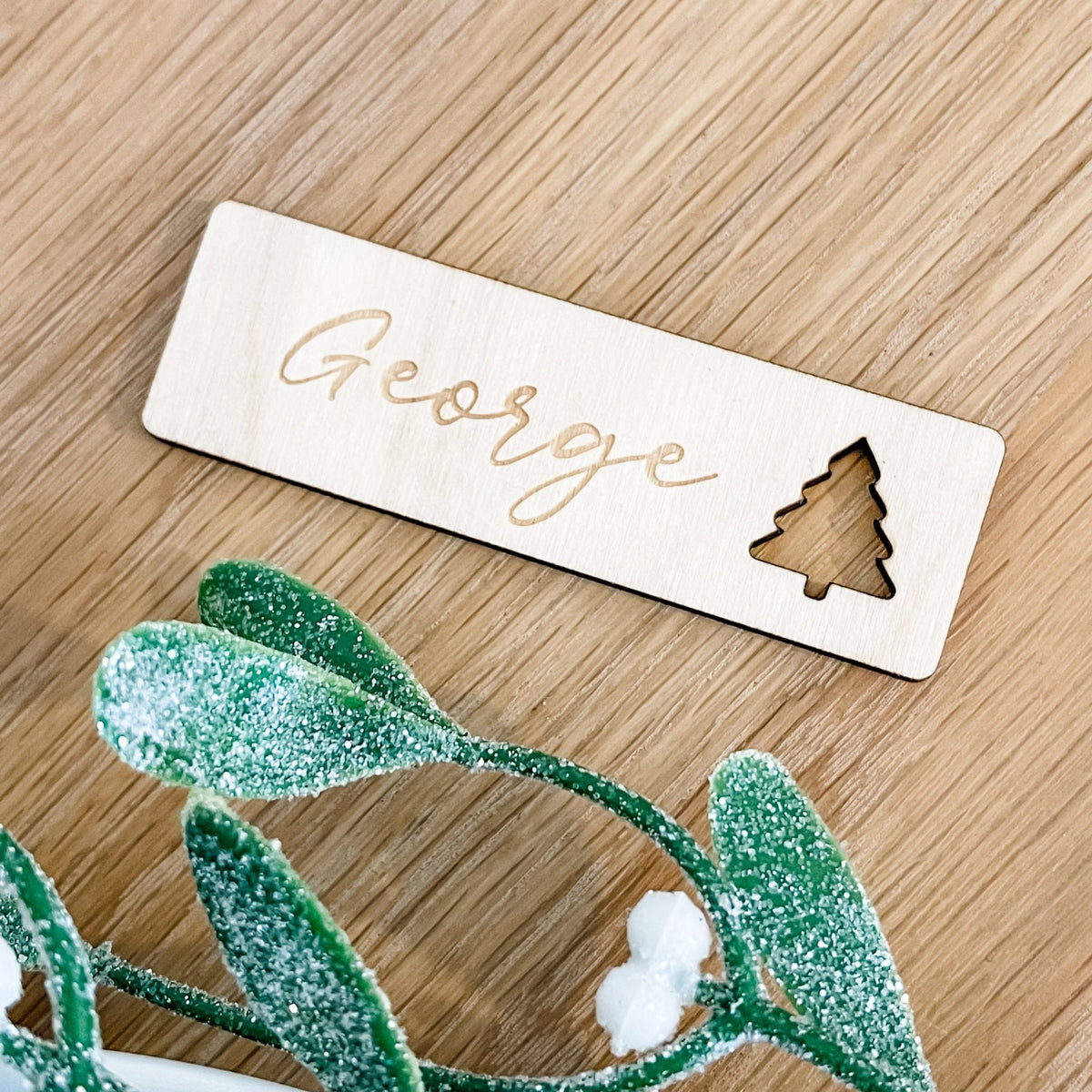 Personalised Party Name with a custom name design for Christmas gifting