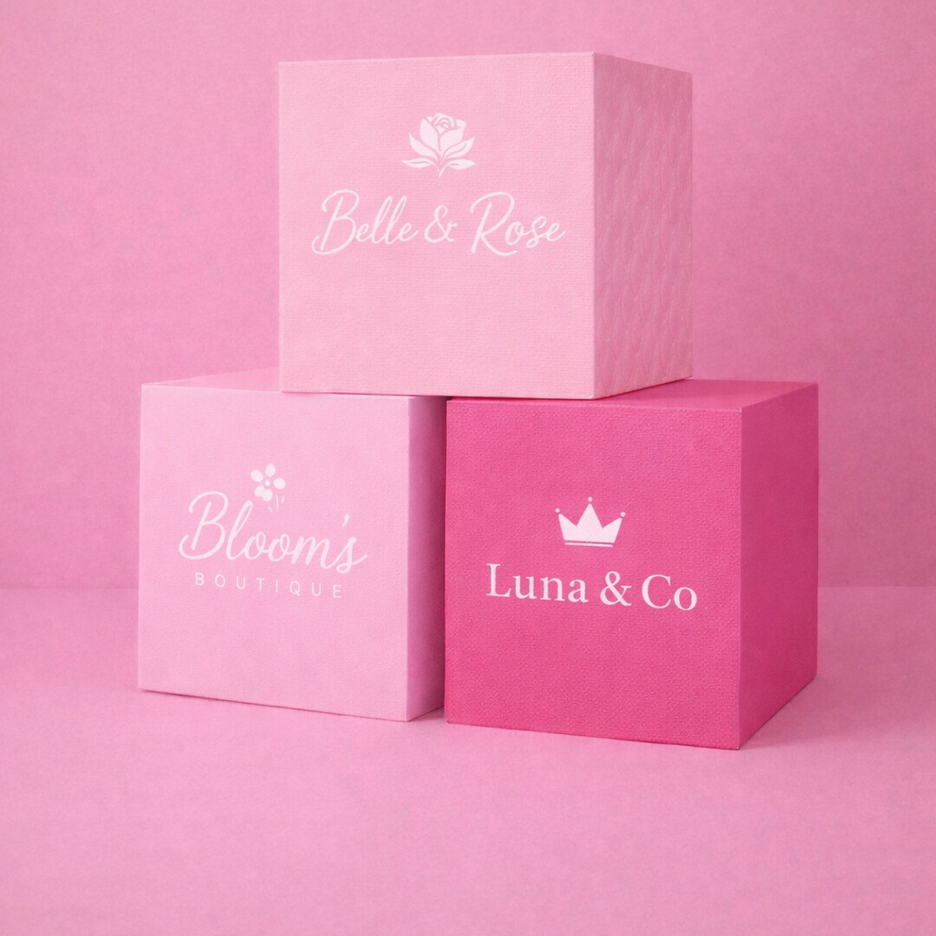 pink display box