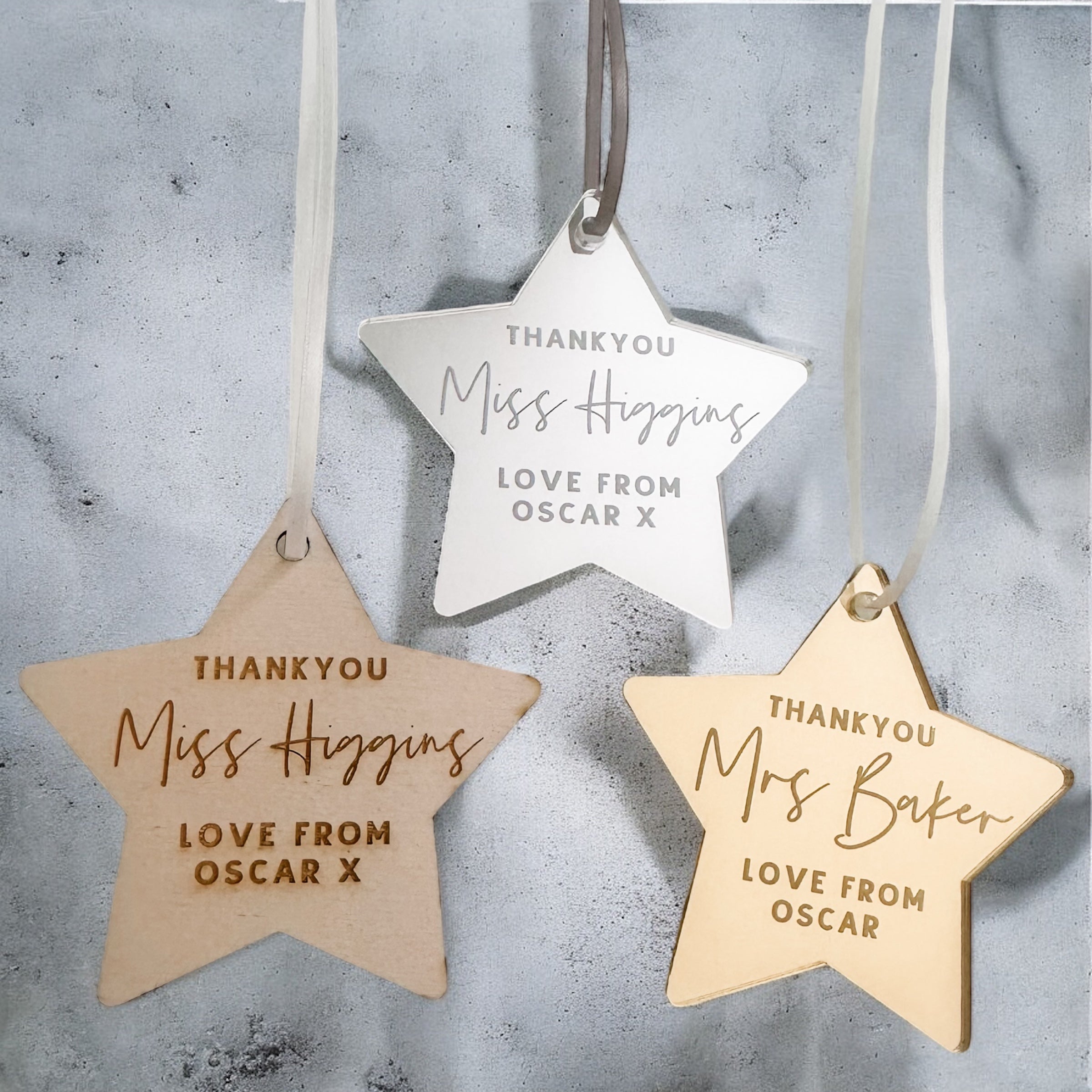 Thank You Teacher Personalised Gift