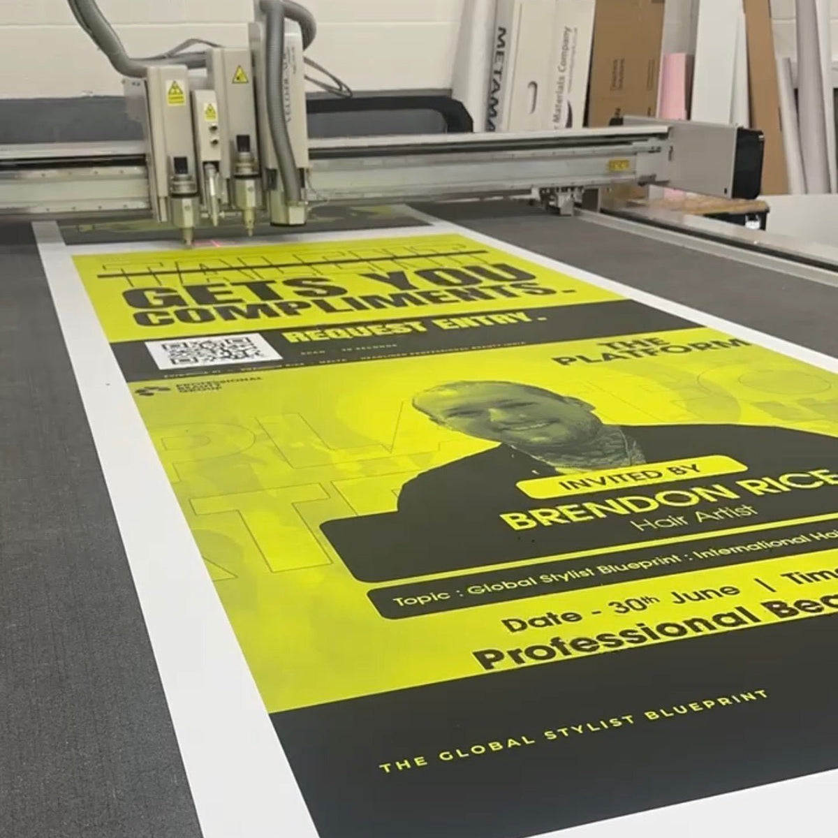 Shell Scheme Exhibition Graphics featuring bespoke design details for exhibition and event displays