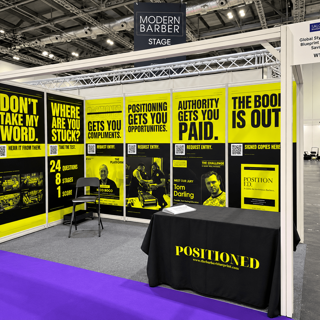 Shell Scheme Exhibition Graphics with custom artwork