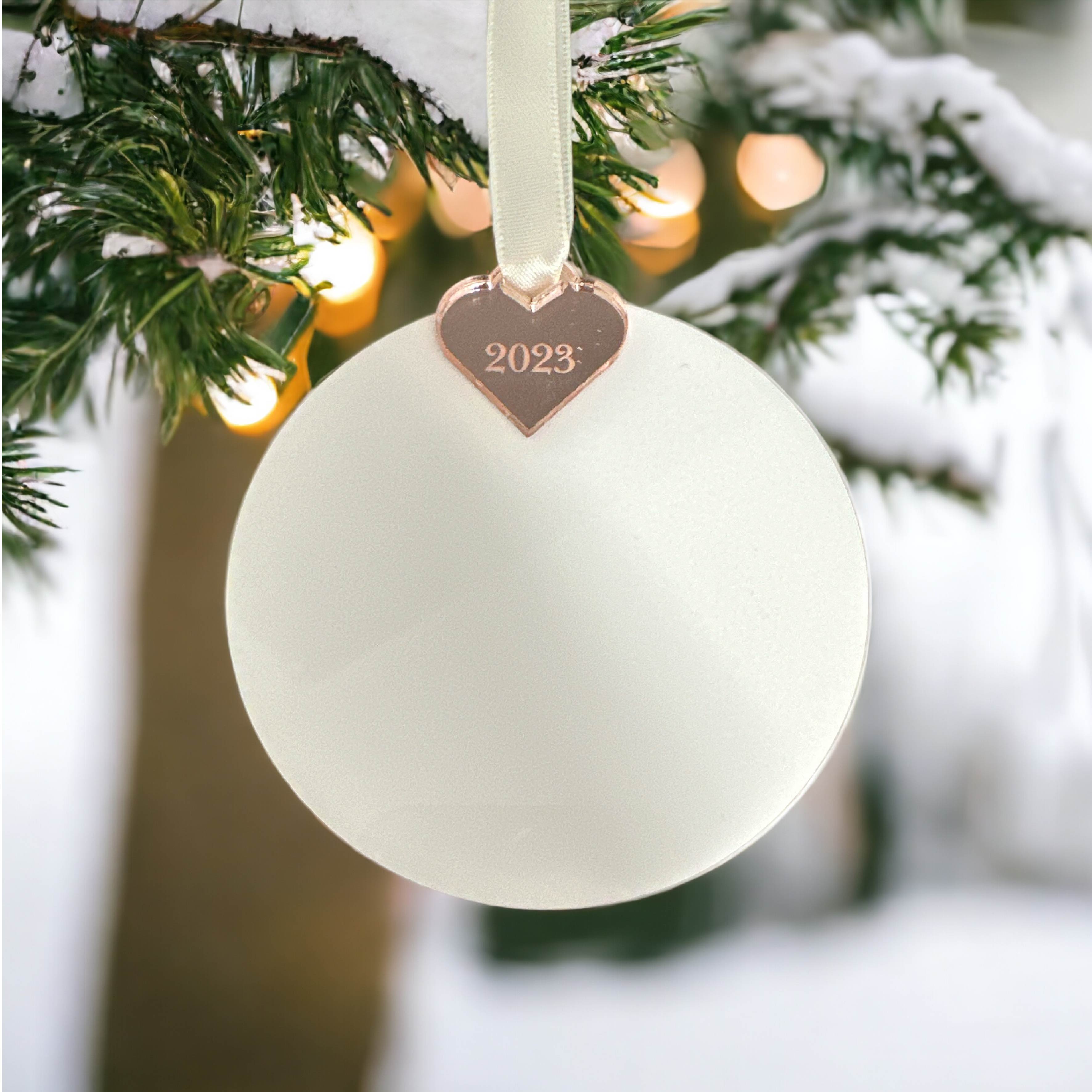 Customizable Christmas Bauble