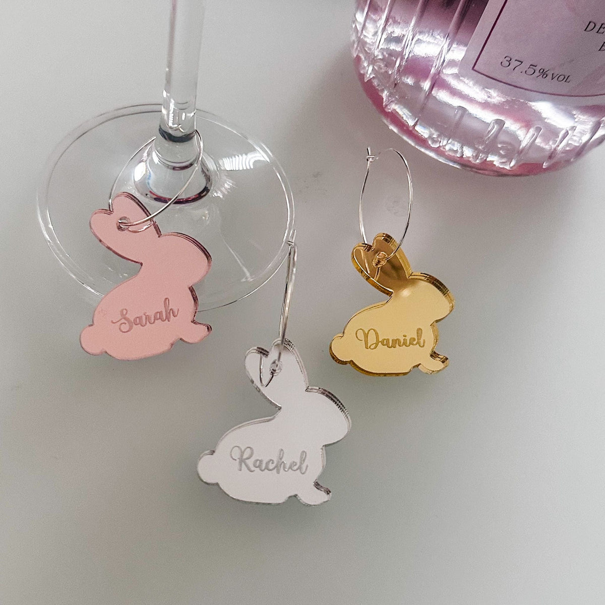 Easter Children's Party Personalised Drinks Charms
