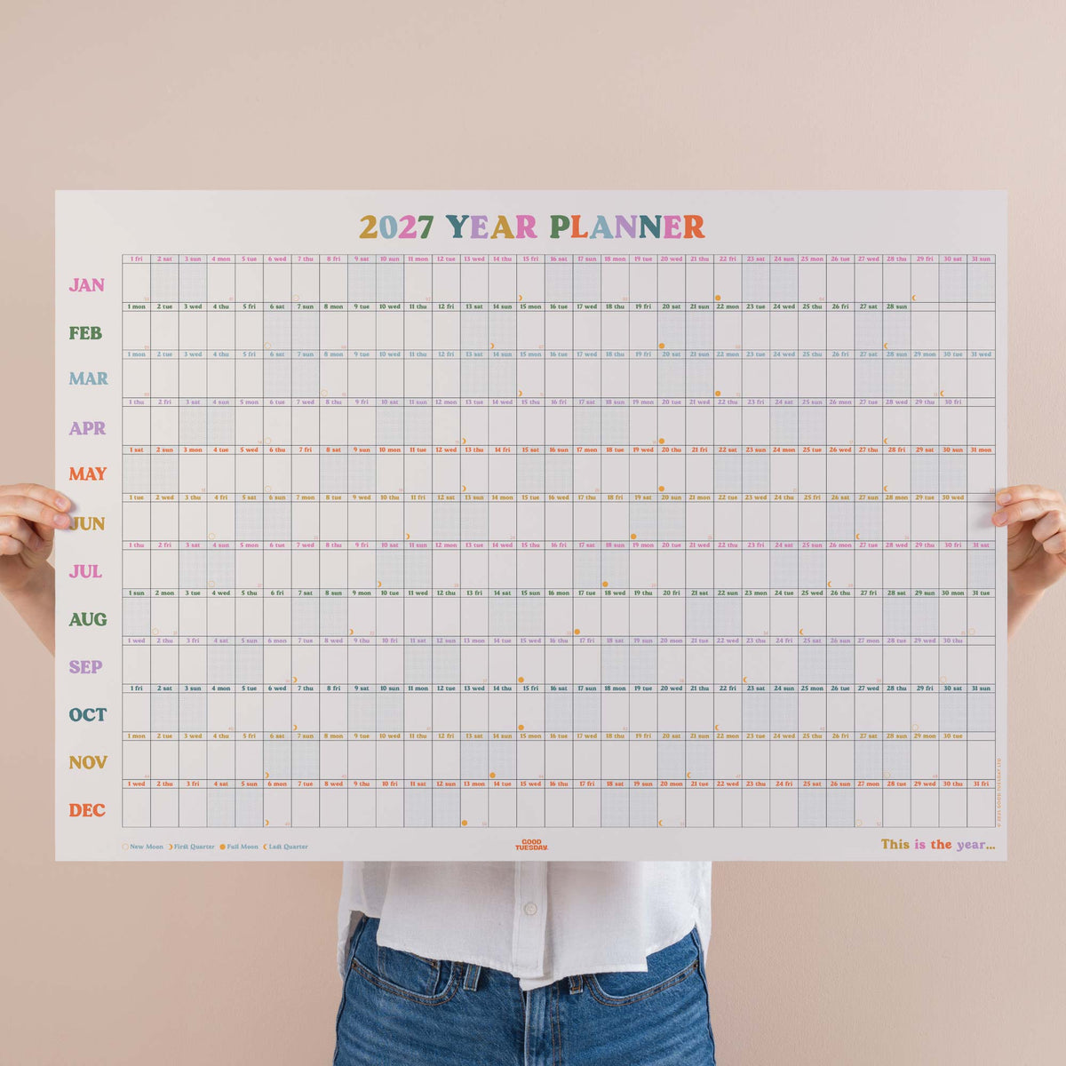 2027 A1 Landscape Wall Planner This Is The Year Recycled