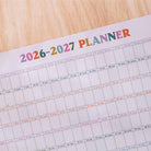 2026-2027 Academic Landscape Wall Planner, Recycled Paper, Large